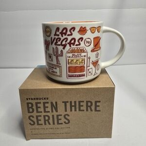 Starbucks Las Vegas Mug with Red and Orange Accents